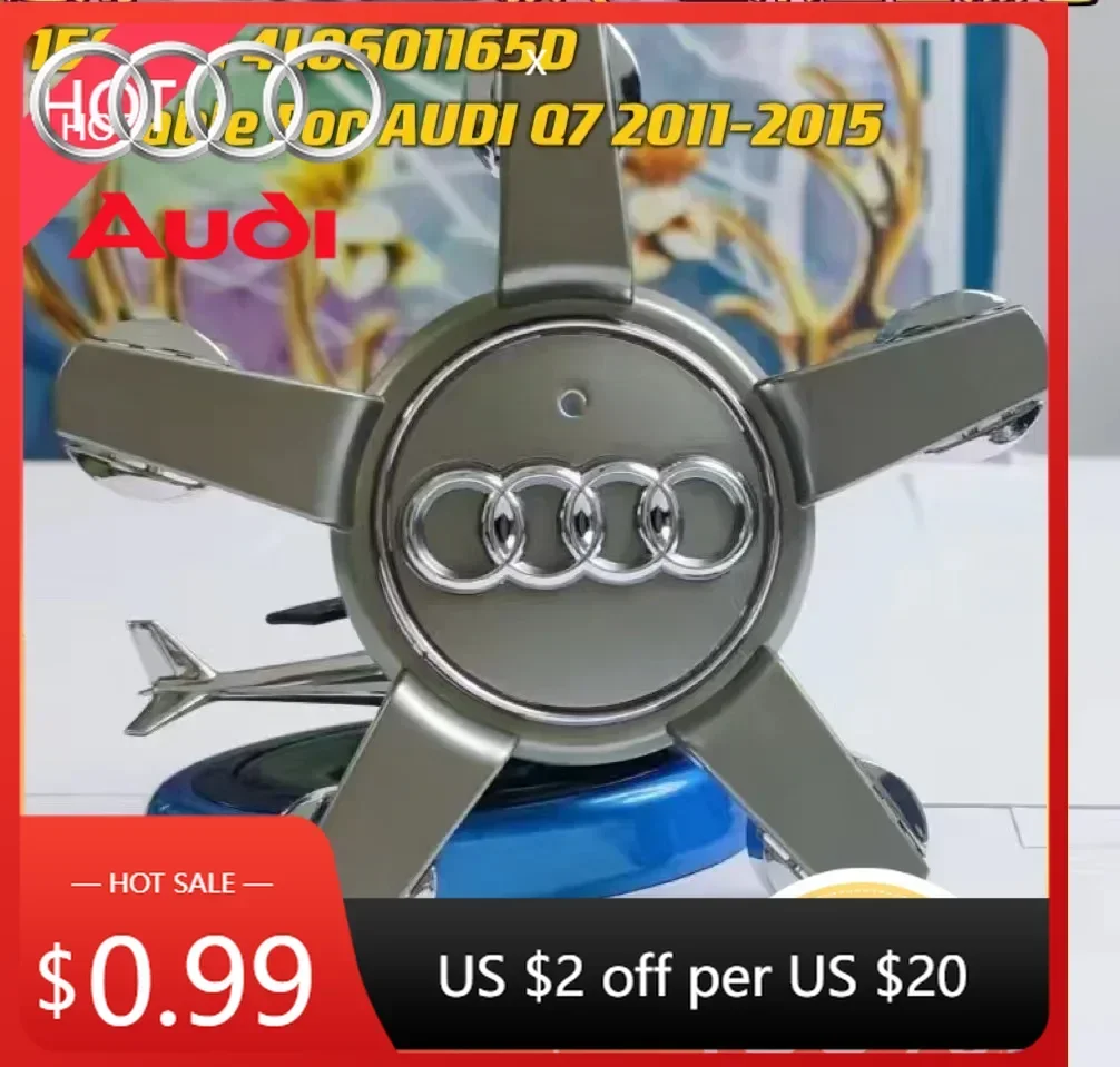 

Колпаки на колеса Hot 2025, 4 шт., 150 мм, для стайлинга автомобилей, центральные колпаки-заглушки для колес AUDI, эмблема для AUDI Q7 2011-2015, автоаксессуары