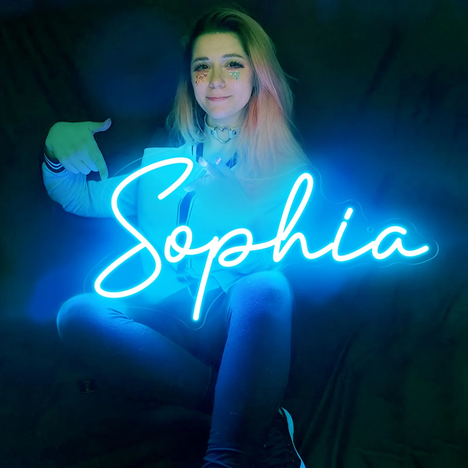 

Custom Neon Sign Led Name Light for Kids Name Custom Signs Teenage Gift Led Neon Sign for Wall Decor Bedroom Decor Personalized