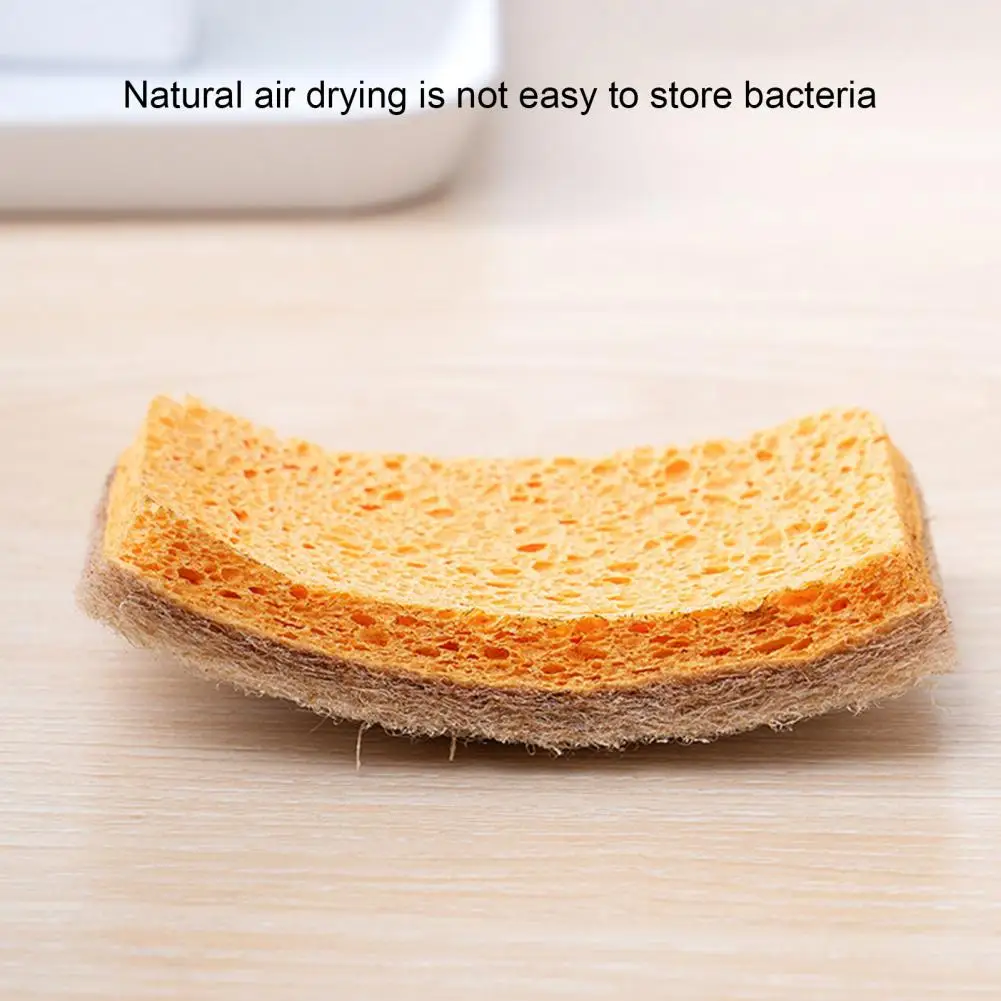 Innovative  Cleaning Pad Eco-friendly Multifunctional Compact Dishwashing Sponge Simple Cotton Pulp Dishwashing Pad for Bowl