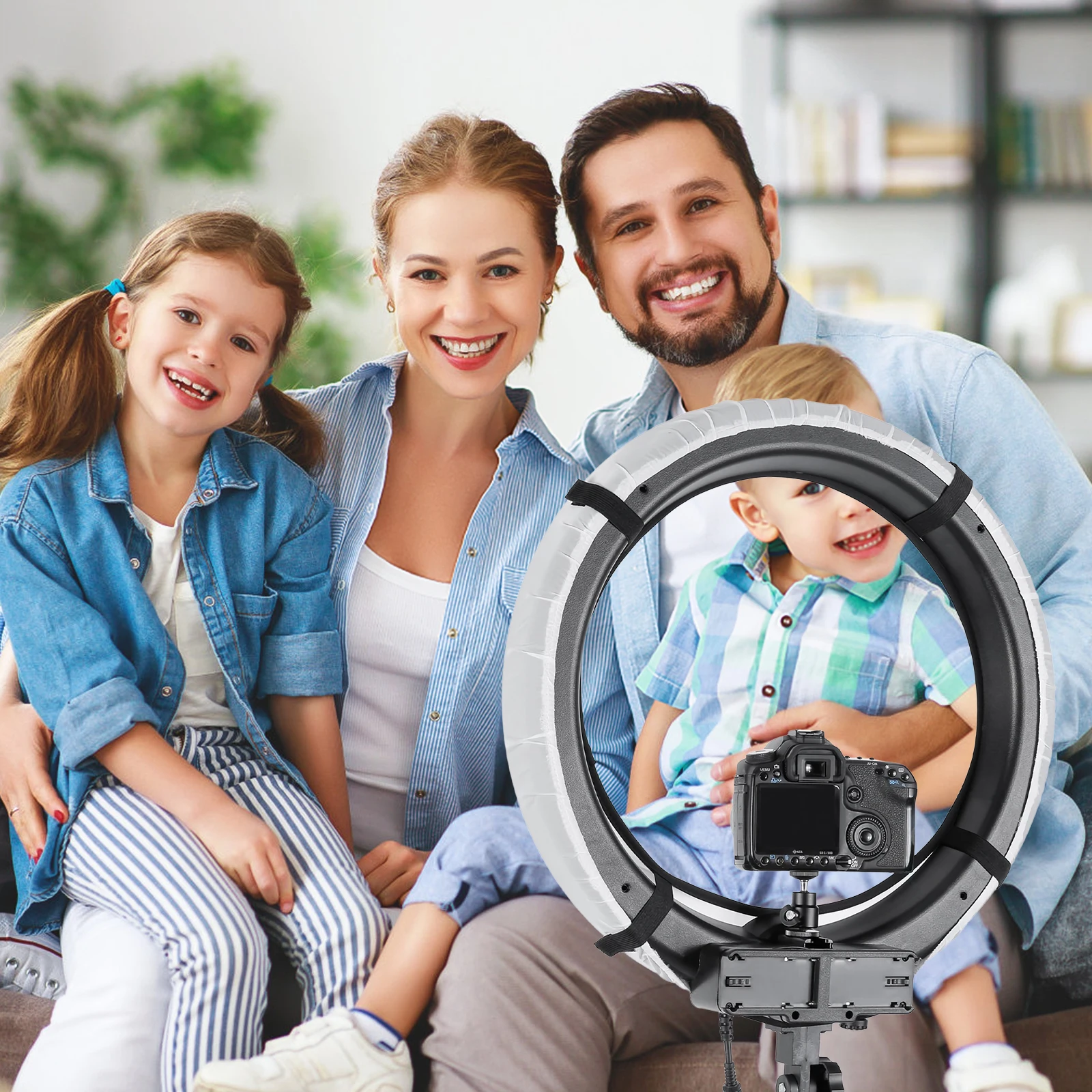 

18 Inch Flash Diffuser for Photography Lightweight Portable Foldable Ring Light Diffusers Softbox Studio Outdoor Shooting Nylon