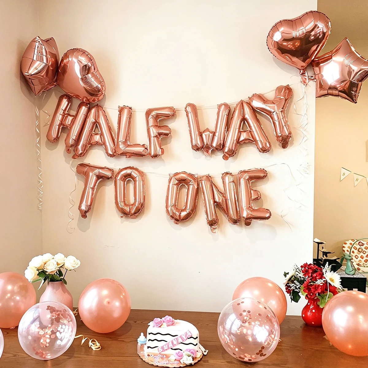 26pcs Rose Gold 