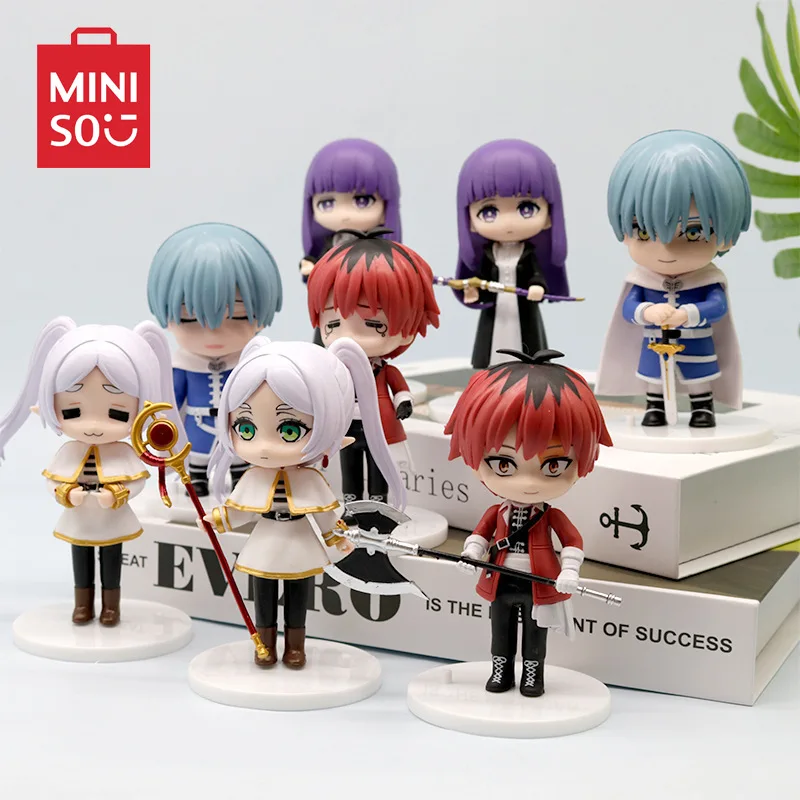 8pcs/set Cute Frieren Beyond Journey's End figure Frieren Simmel Hugh Tarrke Frielian secondary anime figures ornaments