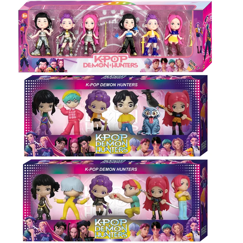 NEW Highquality Kpop Devil Hunter Rumi Zoe Miradesktop trinket animepolyvinylchloride charactercollectionChildrenChristmasgift