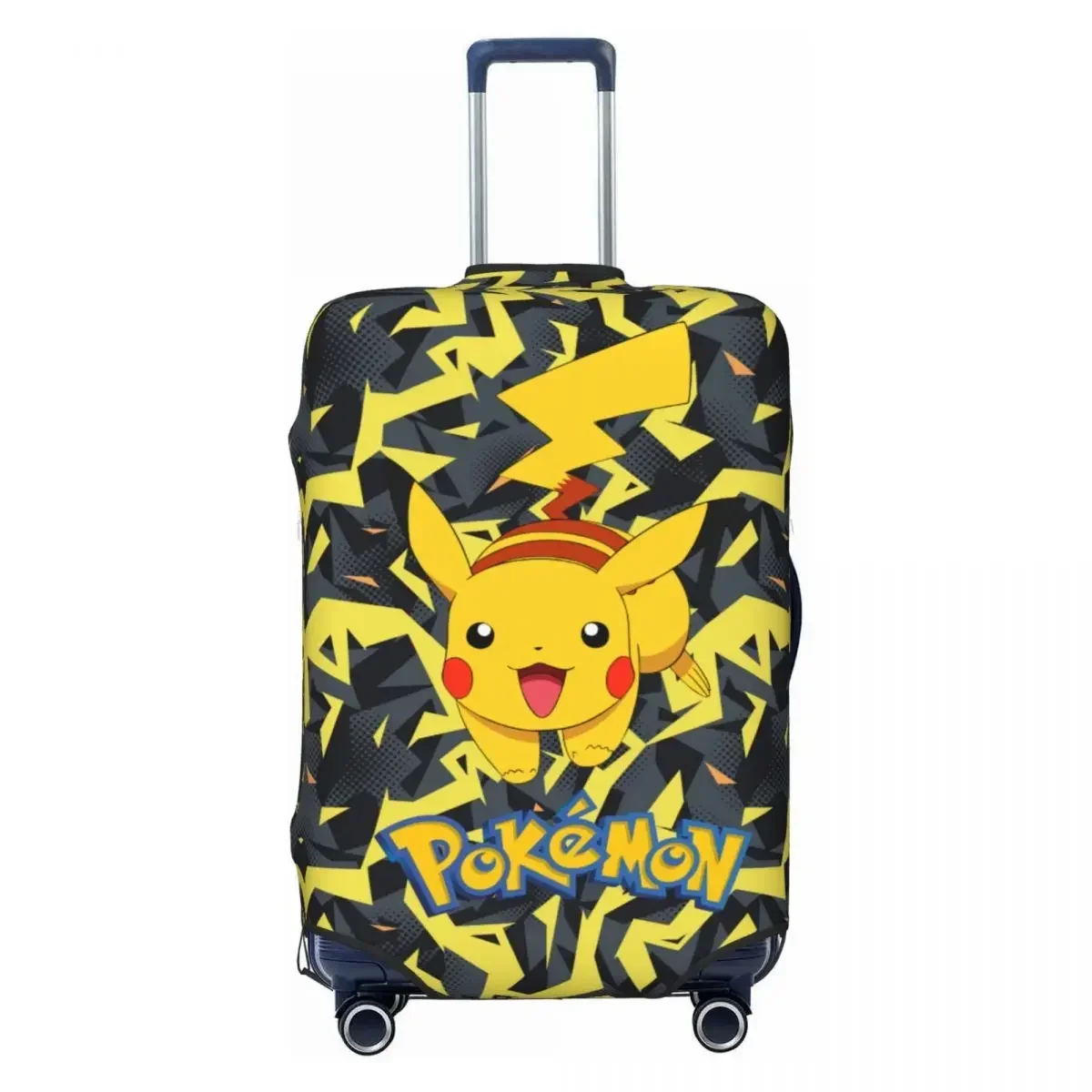 

Funda de equipaje personalizada de Pokemon Pikachu, funda protectora elástica para maleta de viaje, traje para 18-32 pulgadas
