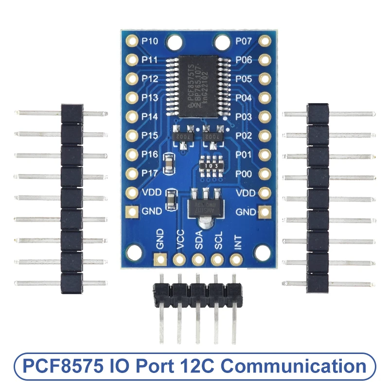 TZT PCF8575 Module Expansion IO port Expander board DC 2.5-5.5V I2C communication control 16 IO ports For Arduino