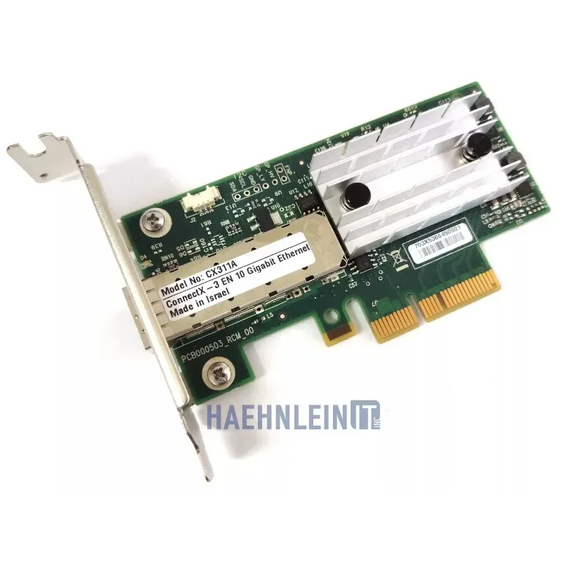 M-ellanox-Placa de rede Ethernet, MCX311A-XCAT, 10GB, PCIe 3.0x4, 10GB, SFP +, CX311A