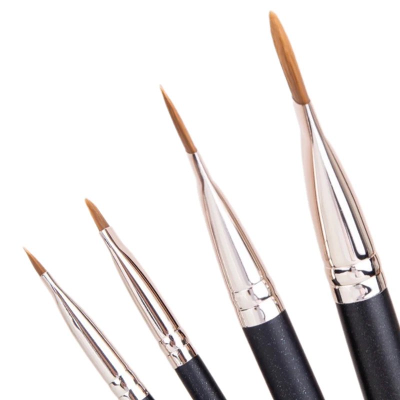 Ultradünne Foundation Concealer-Pinsel, 4 Größen, professionelle flüssige Foundation-Creme, weiches Haar, Make-up-Pinsel, Make-up-Werkzeuge