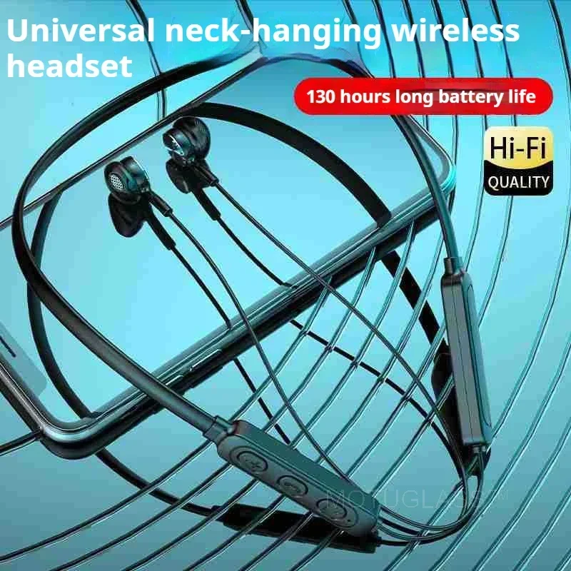 In-Ear Wireless Bluetooth Headset Hanging Neck for iPhone Android Sports Magnetic Suction Stereo Outdoor Bluetooth Headset