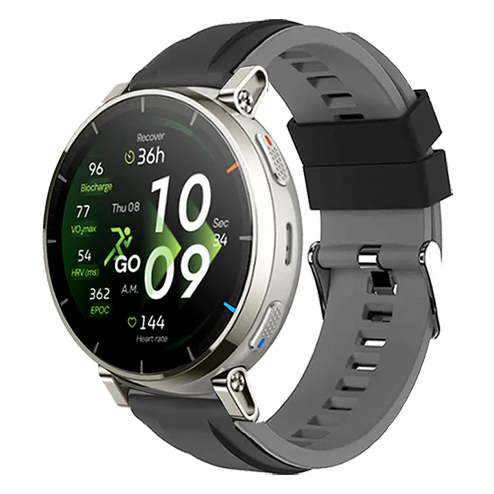 20mm 22mm Silicone Strap For Amazfit Active Max 3 2 BIP Max 6 5 Cheetah 2 Ultra GTR 2 3 4 2e/GTS 4 mini Sport Bracelet Watchband