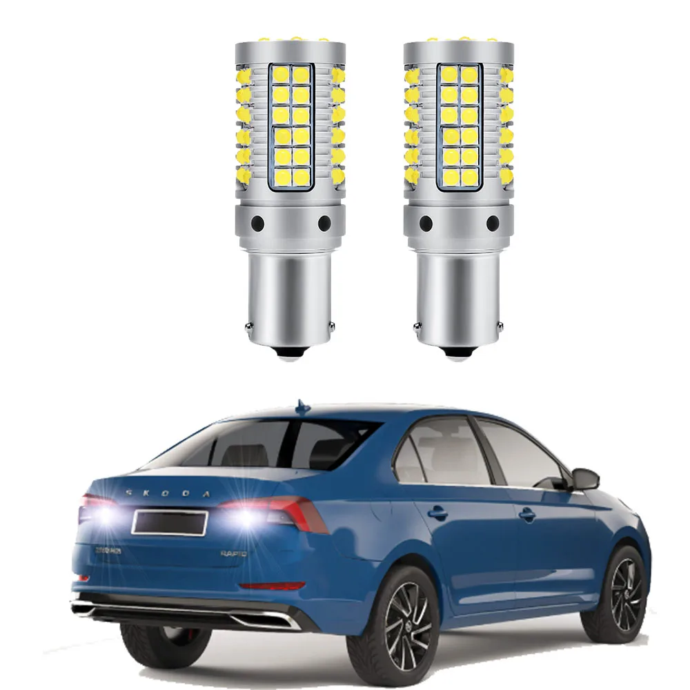 

2 шт. светодиодный резервный фонарь для Skoda Rapid NH3 2012-2021 Canbus без ошибок светодиодный светильник заднего хода