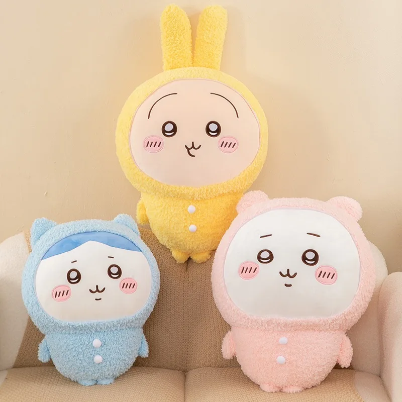 

30 см милый мультфильм Kawaii пижамная серия Chiikawa Hachiware Usagi плюшевая кукла подушка украшение подарок на день рождения игрушка