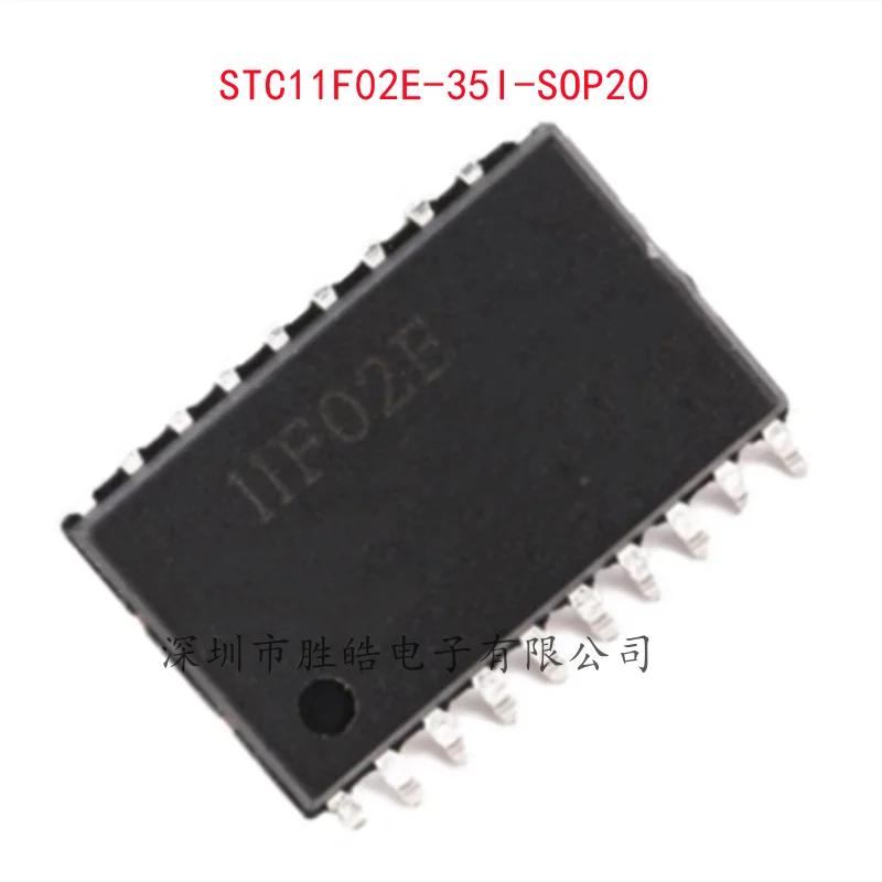 

(5PCS) NEW STC11F02E-35I-SOP20 STC11F02E Single-Chip Microcomputer Integrated Circuit