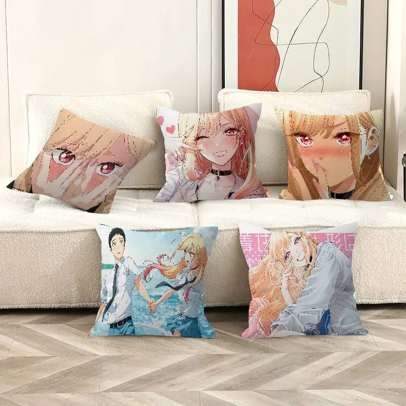 Anime Sweet My D-Dress-Up D-Darling pillow cover sofa cushion cover home room decoration children gift