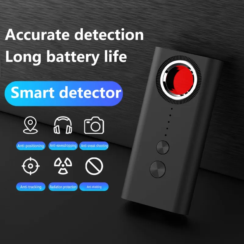 Detector de cámara T1 para posicionamiento GPS, monitoreo y seguimiento, escáner antirrobo para Hotel