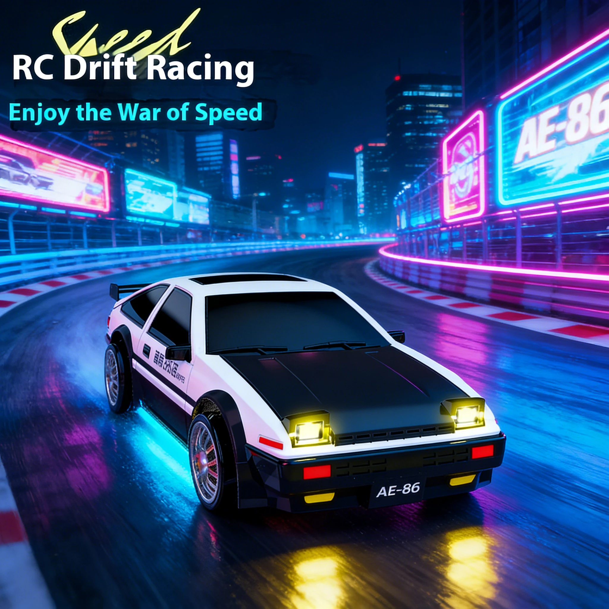 Nuova Auto Telecomandata Dodge Porsche 2026 1:24 a Quattro Ruote Motrici per Drift, Hellcat ad Alta Velocità, Giocattolo da Corsa