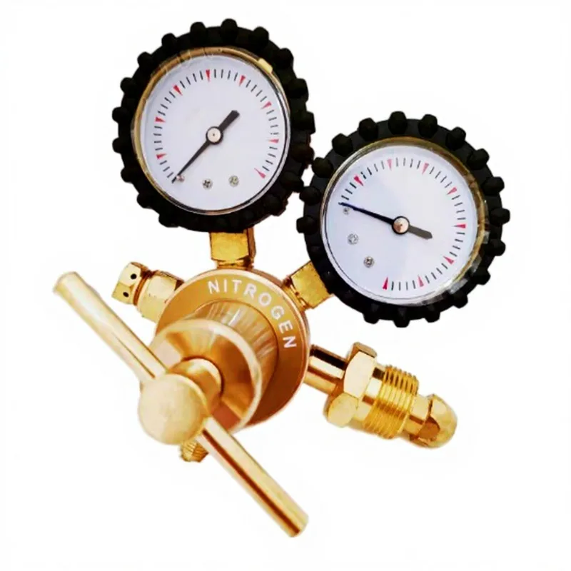 

CGA580 Регулятор медного азота 1/4 дюйма Входной разъем горелки Регулятор давления Верхняя модель