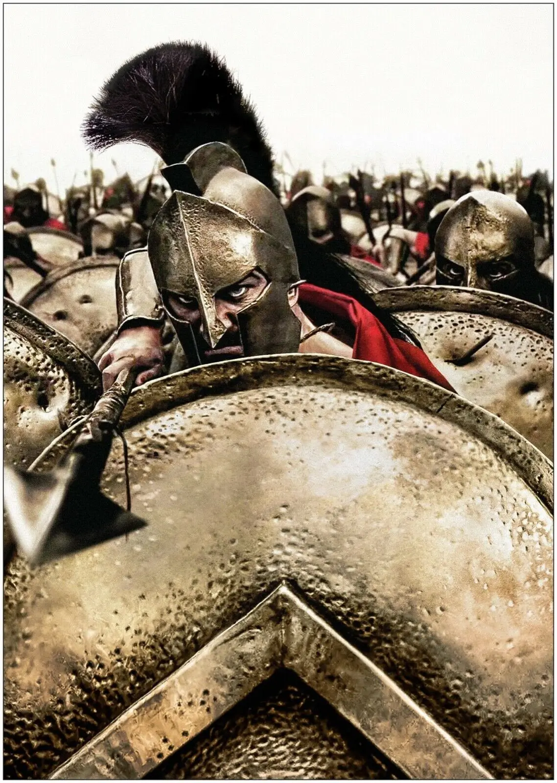 

300 Spartan Warrior Classic Movie Art Picture Print Silk Poster Home Wall Decor