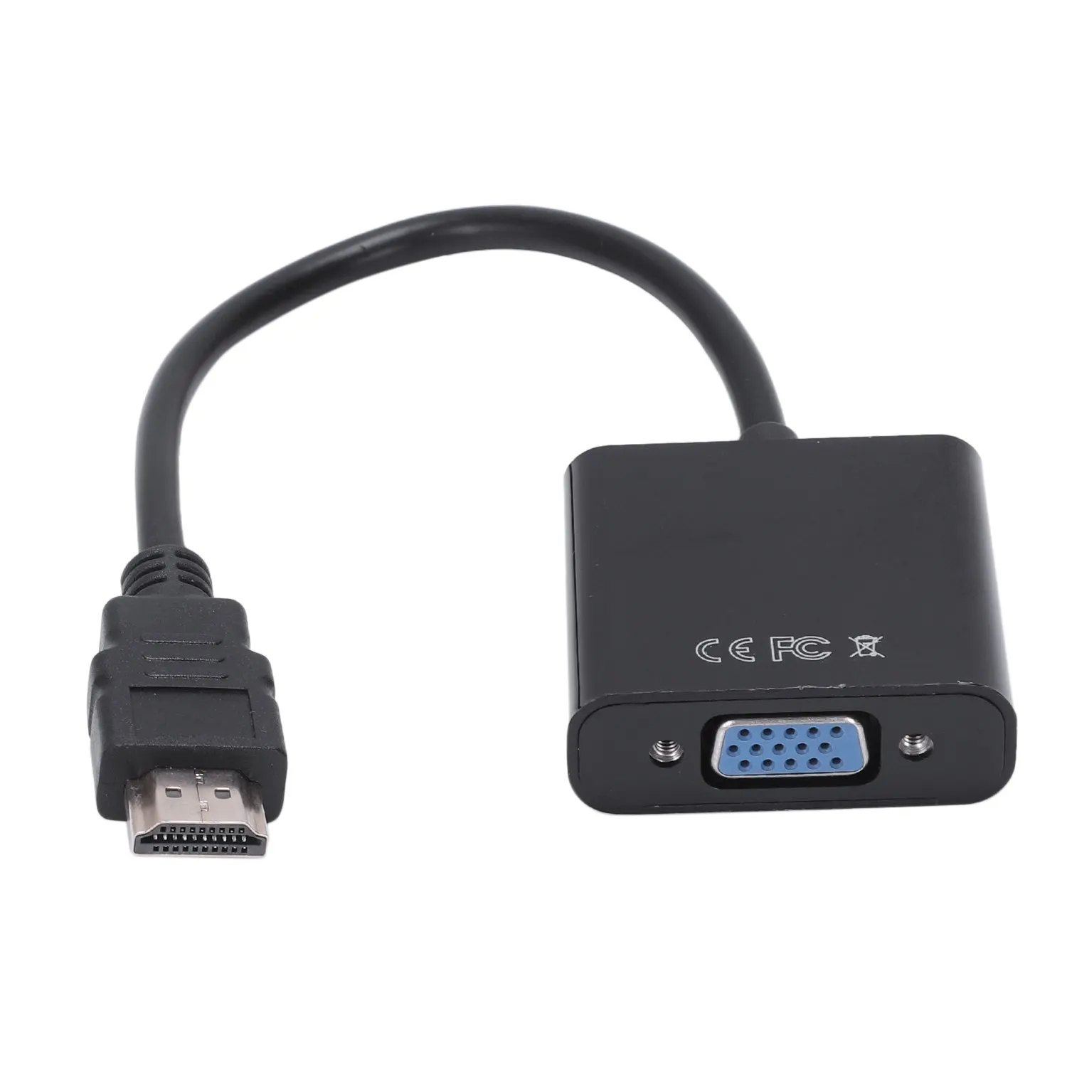 HDMI To VGA HDMI Male To VGA RGB Female Video Converter Adapter Male to Female Cable 1080P For PC Male-Female Adapter