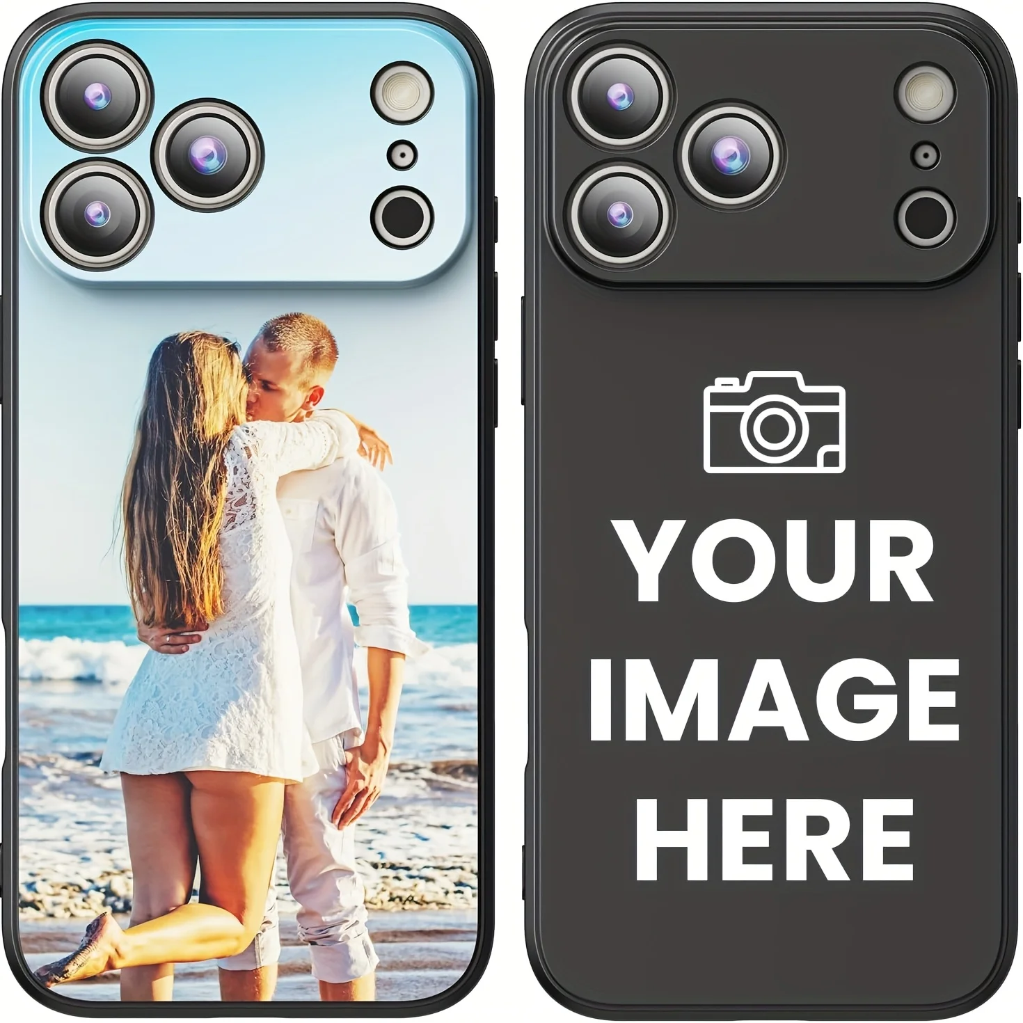 حافظة ناعمة مخصصة للصور ذاتية الصنع لهاتف آيفون 17 16 16E 15 14 13 12 11 Pro Max Air Mini SE 2020 2022 X XS XR 6 7 8 Plus