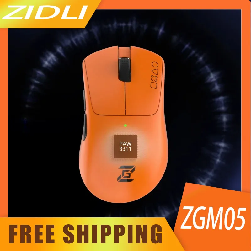 

Zidli Zgm05 Wireless Mouse Dual Mode E-Sports Game Mouse Custom Light Weight Paw3311 Mouse For Desktop Computer Gamer Gifts