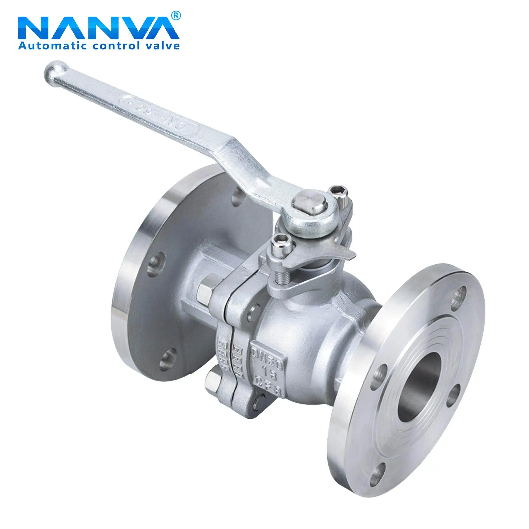 Q41F-16P stainless steel flanged ball valve 304/316 two-piece flange valve DN15DN100Q41F-16R