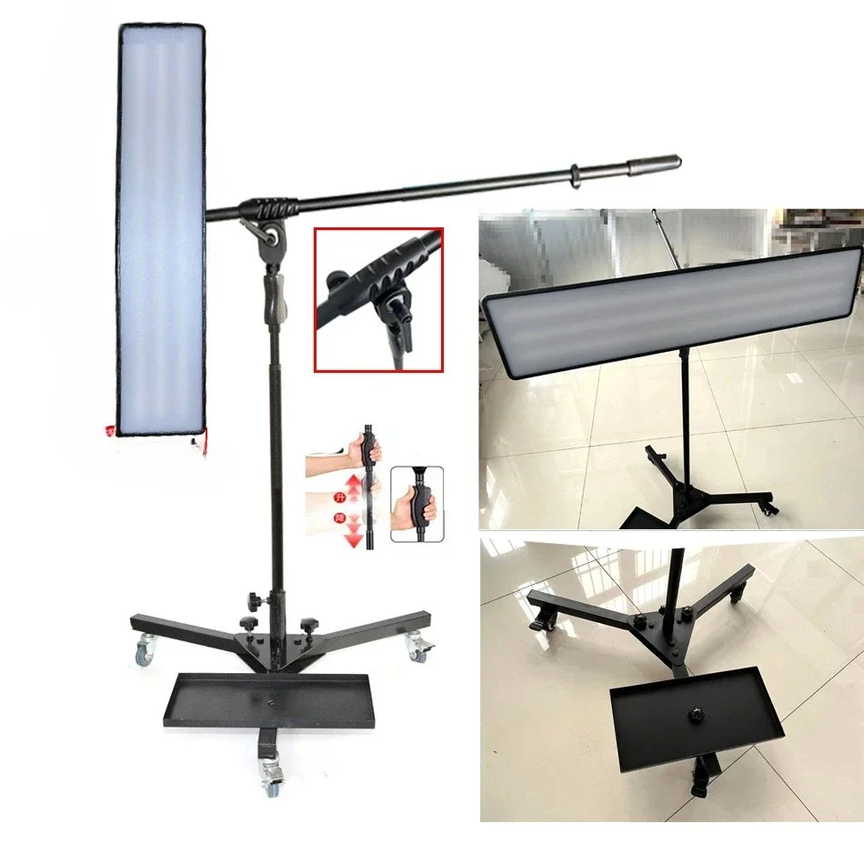 Pit repair detection light Bump repair LED leveling light Large bracket Adjustable car depression repair tool
