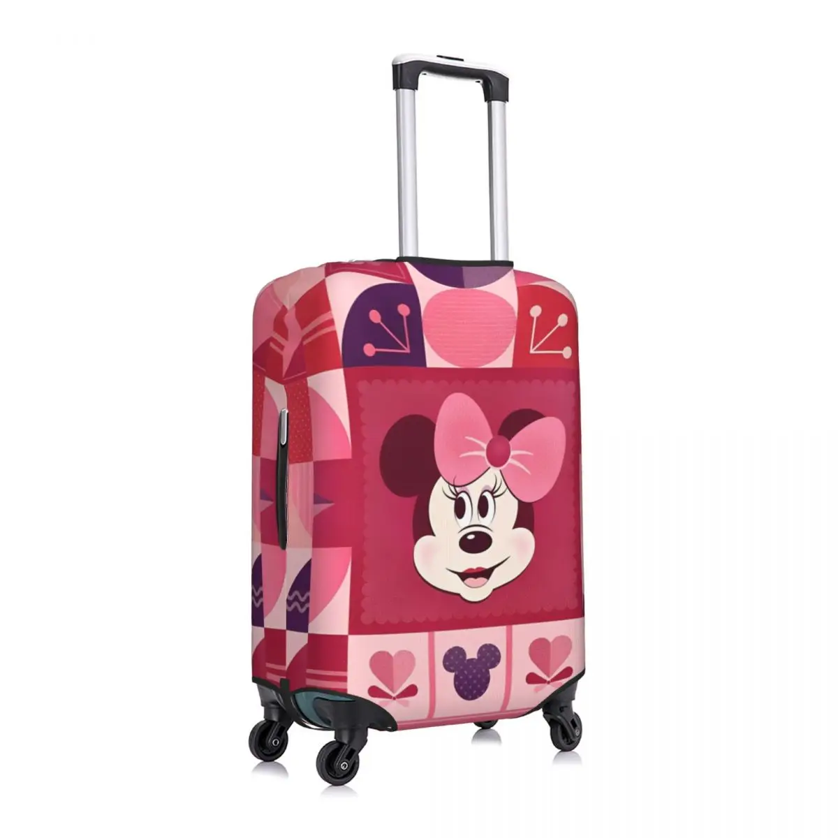 มิกกี้มินนี่เมาส์พิมพ์กระเป๋าเดินทางปกมิกกี้เมาส์สัตว์การ์ตูนธุรกิจวันหยุดปฏิบัติกระเป๋าเดินทางกรณีการป้องกัน