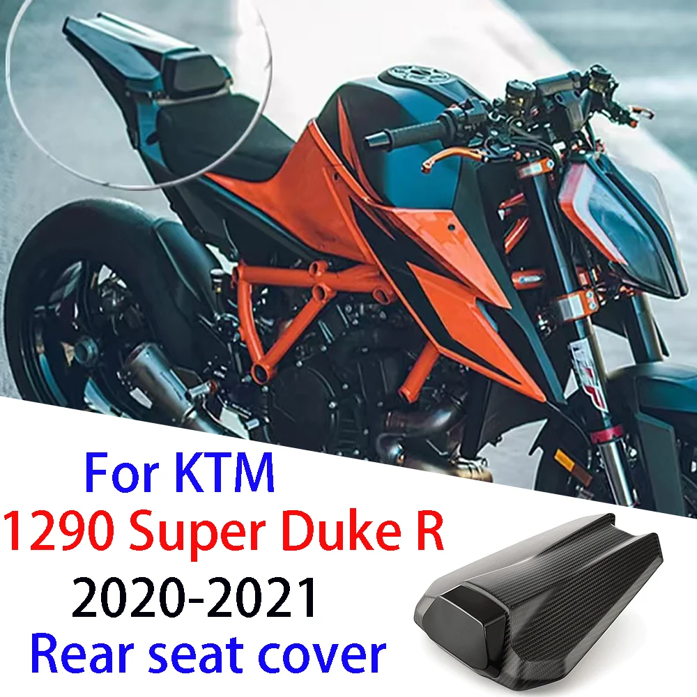 2020 2021 For 1290 Super Duke R Seat Cover Motorcycle Rear Passenger Pillion Fairing Cowl Carbon