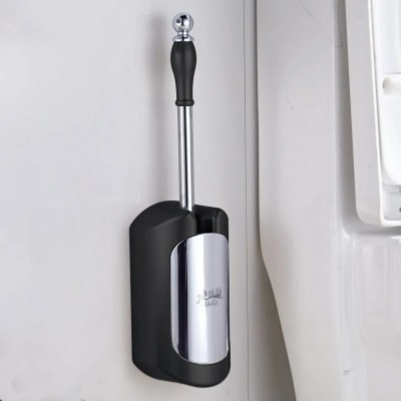 

Toilet brush holder, wall-mounted bathroom cleaning brush, deep cleaning, drip-proof, bathroom cleaning tool brush holder