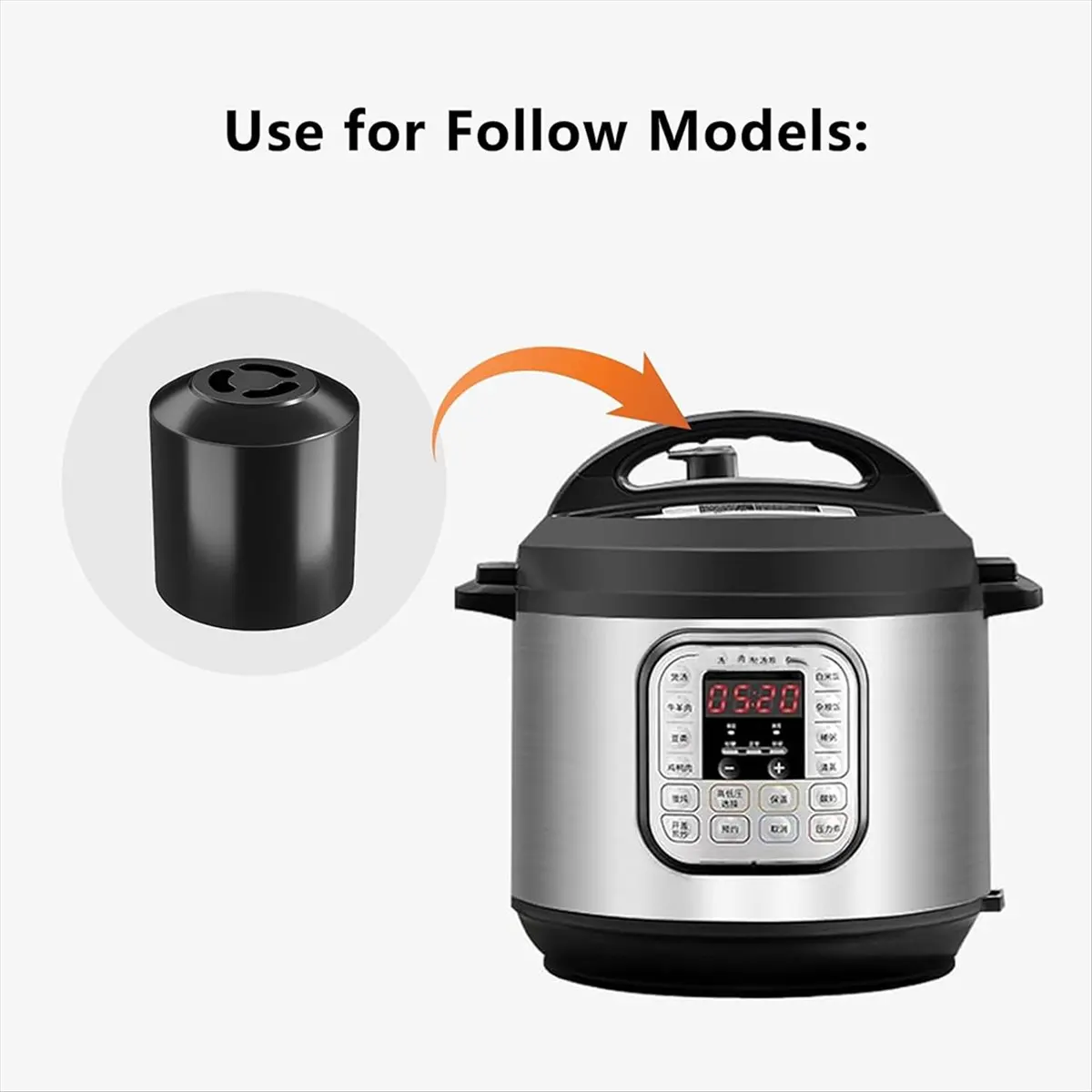 

*ESTR Steam Release Valve Handle Replacement for Instant Pot Ultra 3,6,8 Qt,Instant Pot Duo/Duo Plus 3, 5, 6 Quart Latest