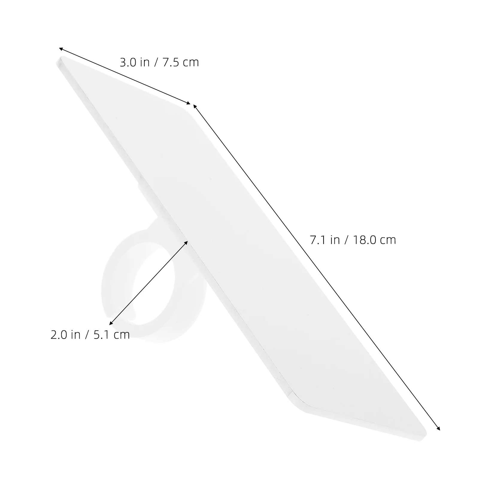 Acrylic Microphone Blank Plate Clip Design Versatile Event Annual Meetings Media Interviews Professional Appearance