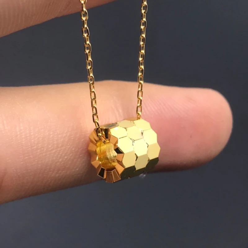 Hot selling - Choice for fashionable men and women - Original Jewellery -925 Charm Necklace Honeycomb Pendant - Free Shipping