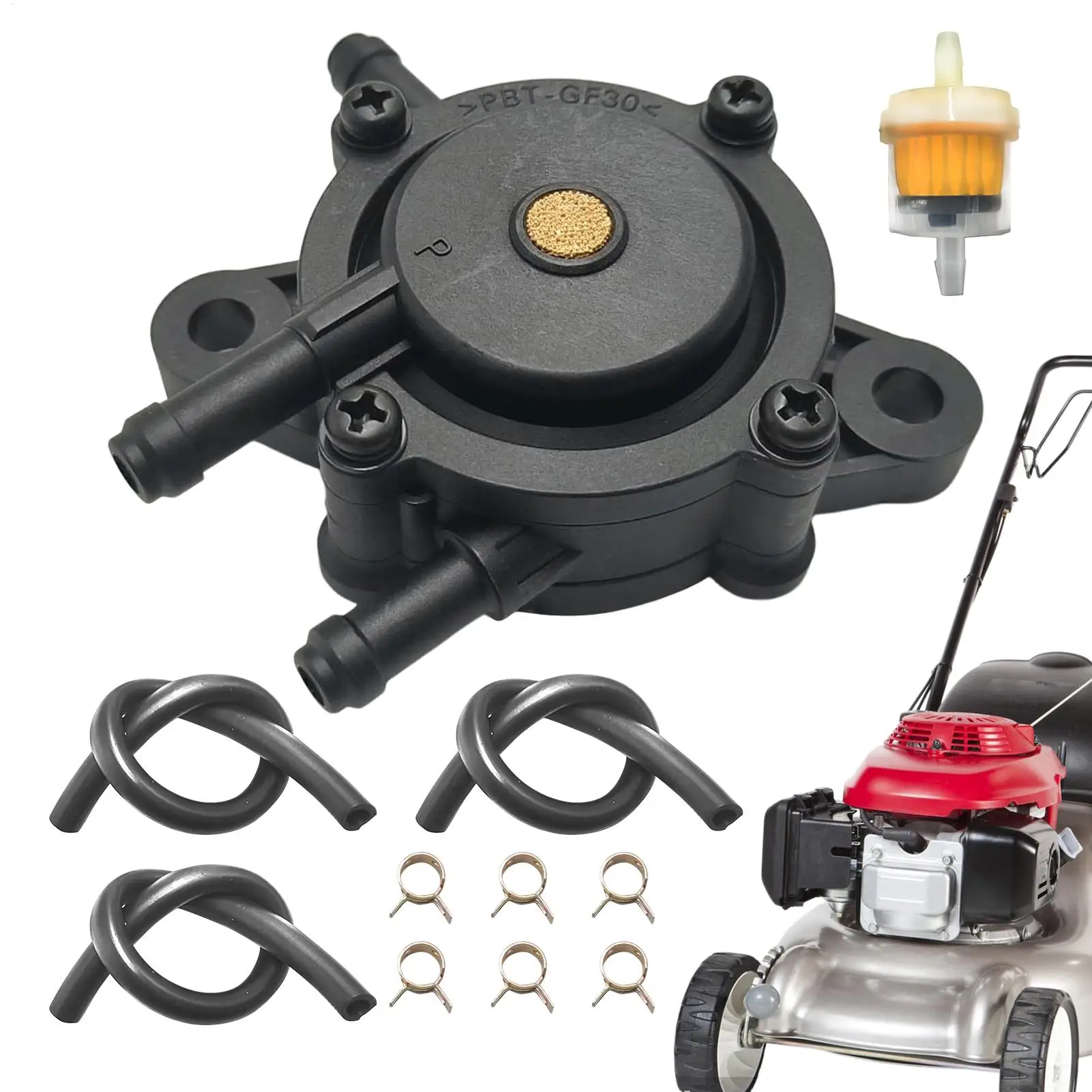 

Масляный насос с фильтром, тележка для гольфа, газонокосилка, моторный масляный насос, компактные износостойкие небольшие детали двигателя для двора, уличного патио