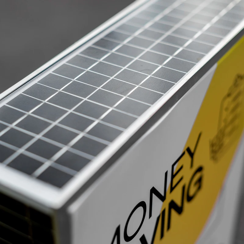 Outdoor Solar Light Box Side Hanging Double-sided Kabu Light Box Advertising Customization