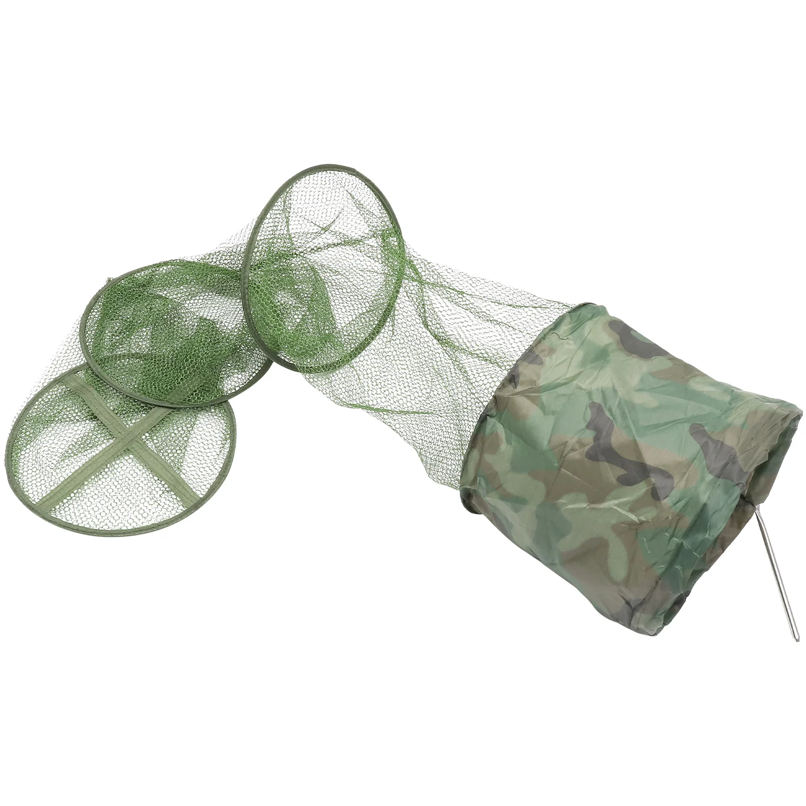 

Nylon Anti-hanging Fish Guard Durable Foldable Fishing Net Large Capacity Lightweight Portable Storage River Lake Sea Fishing