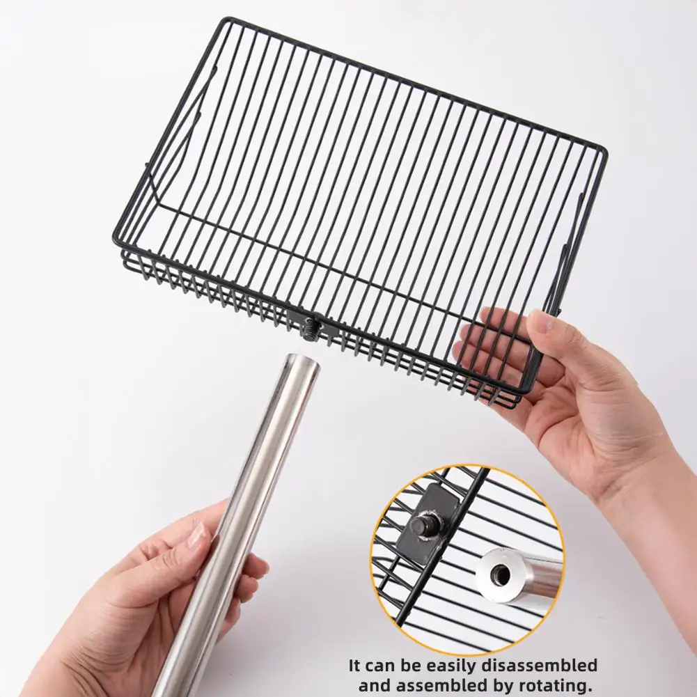 簡単に切り替えられるハンドル長さのチキンうんちスコップ-4-in-1-家禽用うんちスコップ-ハンドル付き-多機能チキンシャベル-ペット用うんちスコップ