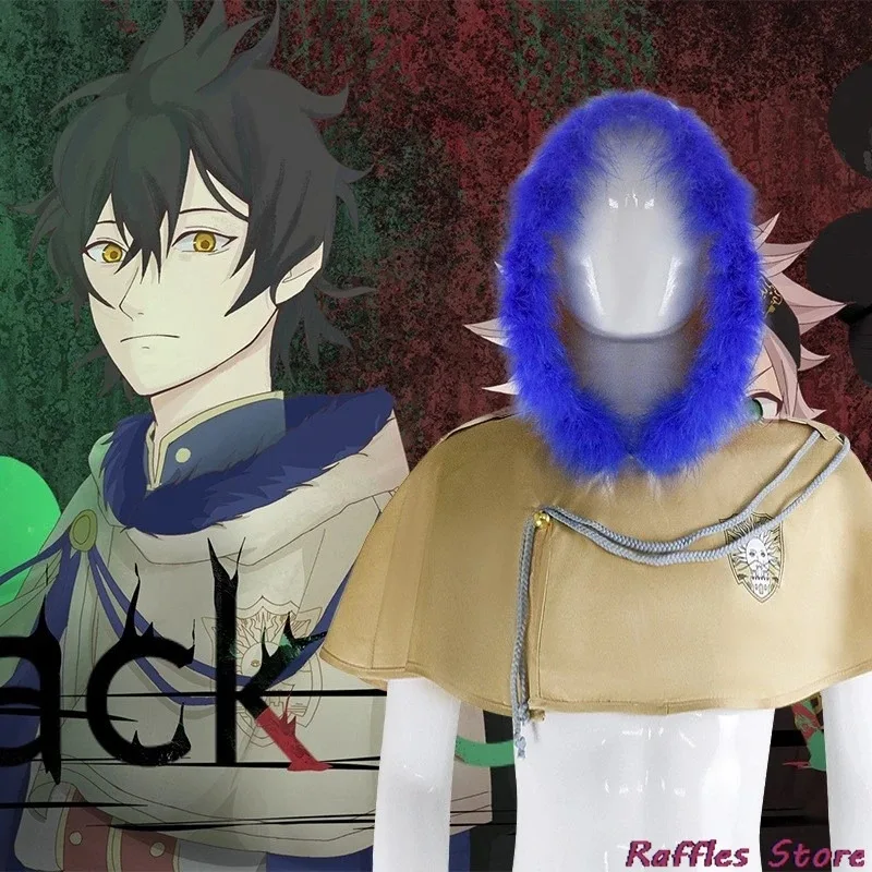 Sky01 anime preto trevo dourado amanhecer capa yuno grinberryall cosplay traje bege azul manto trevo de quatro folhas asta trevo ksd01 $