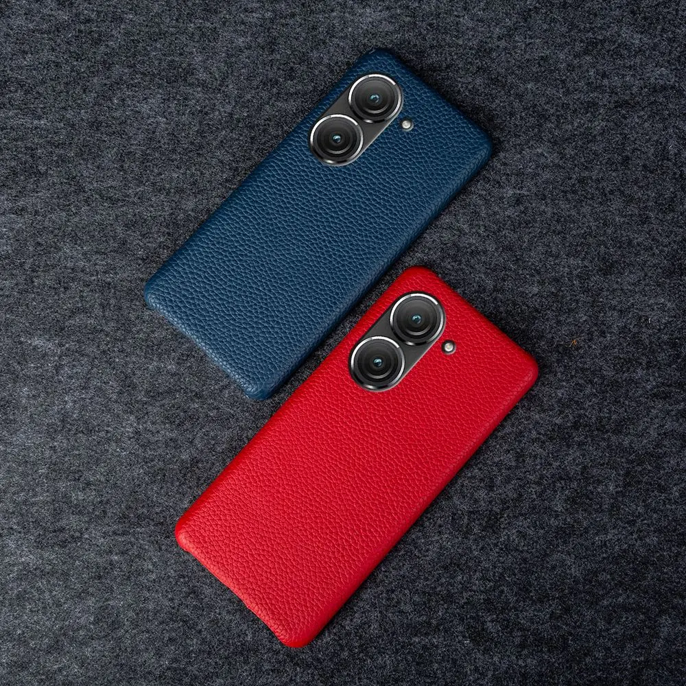 Pro funda asus zenfone 9 pouzdro náhrada opravdový originální kůže telefon případech pro zenfone 10 zakrýt zpět coque ochránce capa