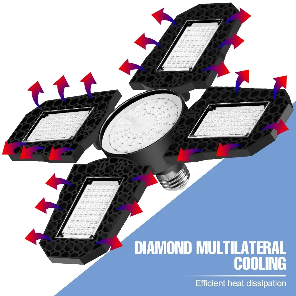 مصنع LED تنمو ضوء الطيف الكامل Phytolamp داخلي زهرة البذور الزراعة المائية زراعة مصباح لخيمة زراعة الخضروات الدفيئة