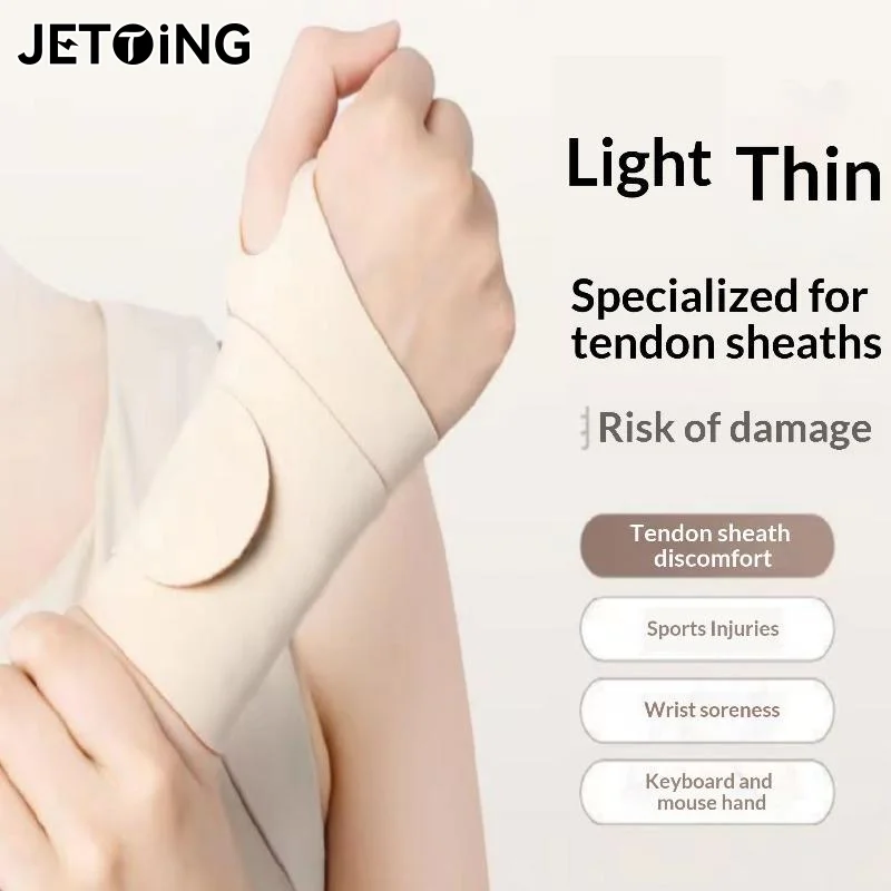 2Pcs Adjustable Wrist Guard Tendon Sheath Joint Anti Hand Strap Basketball Tennis Badminton Fitness Sports Wrist Guard
