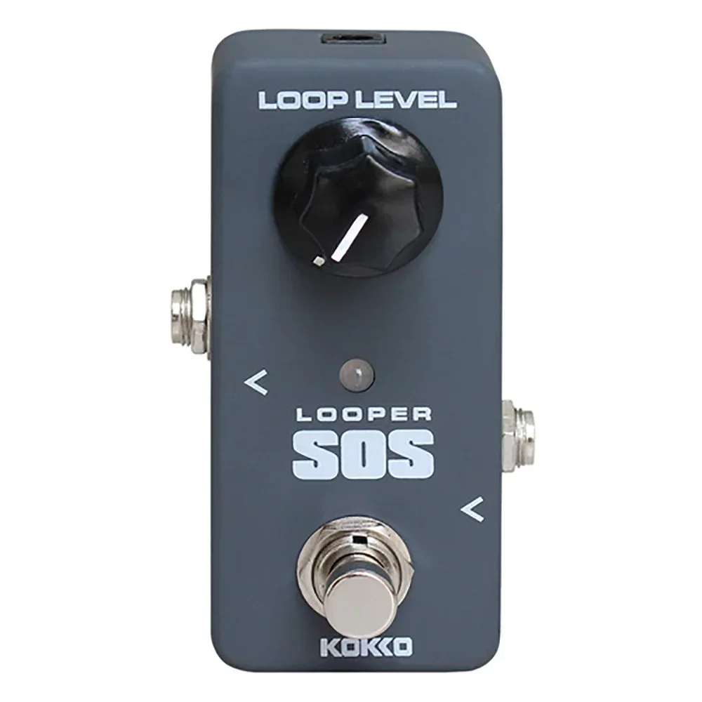 Kokko Looper Electric Guitar Effects Peda SOS Looper Mini Pedal for Electric Guitar Bass Guitar Accessories Recording Monolithic