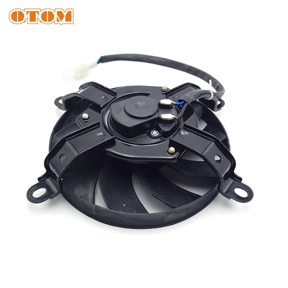 OTOM Motorcycle Radiator Fan Cooling Water Oil Cooler Engine Electric Power Large Air Volume For KTM CRF YZF KXF RMZ Dirt Bikes