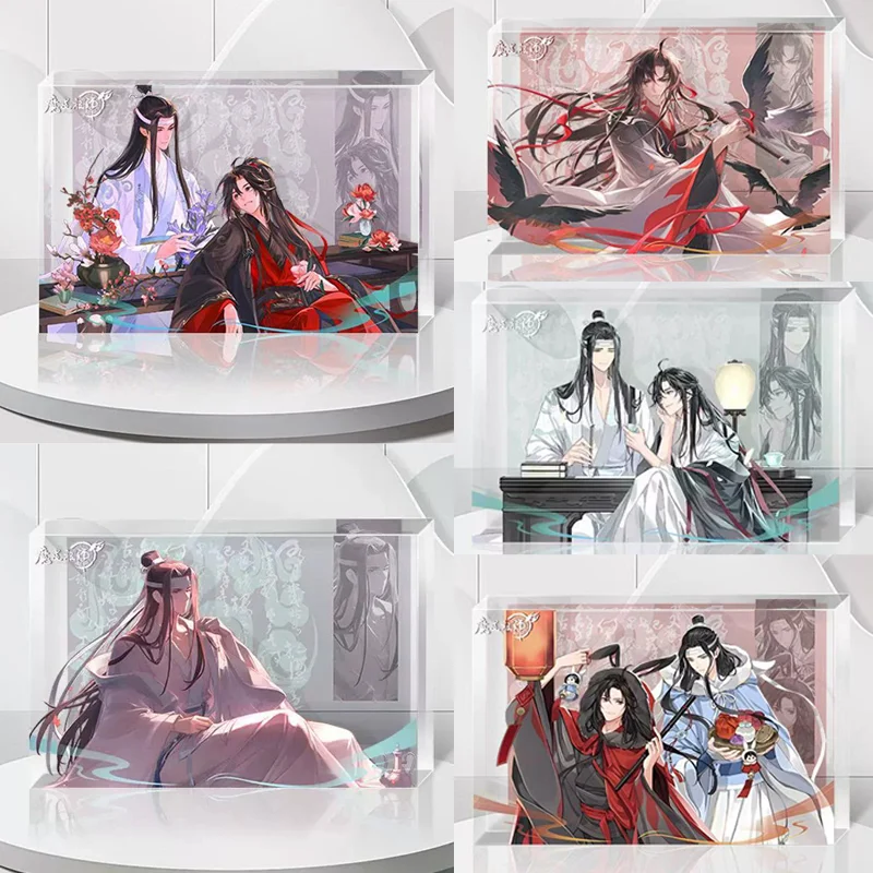 Figurine d'anime The Untamed en acrylique, modèle MO DAO ZU SHI Wei Wuxian Lan Wangji, ornement de bureau, cadeau pour les fans