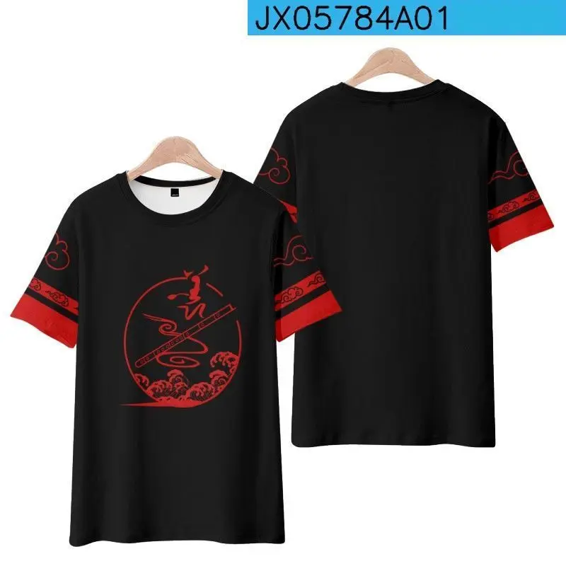 3D Print Oversized T Shirt Women Men Mo Dao Zu Shi Wei Wuxian Short Sleeve Graphics Tees