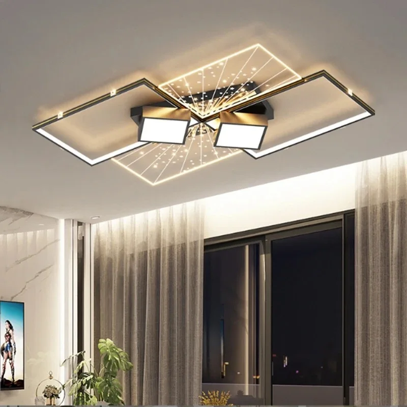 

Living Room Ceiling Lamp Modern Intelligence LED Bedroom Restaurant Chandelier Originality Apartment Indoor Decorate Luminaires