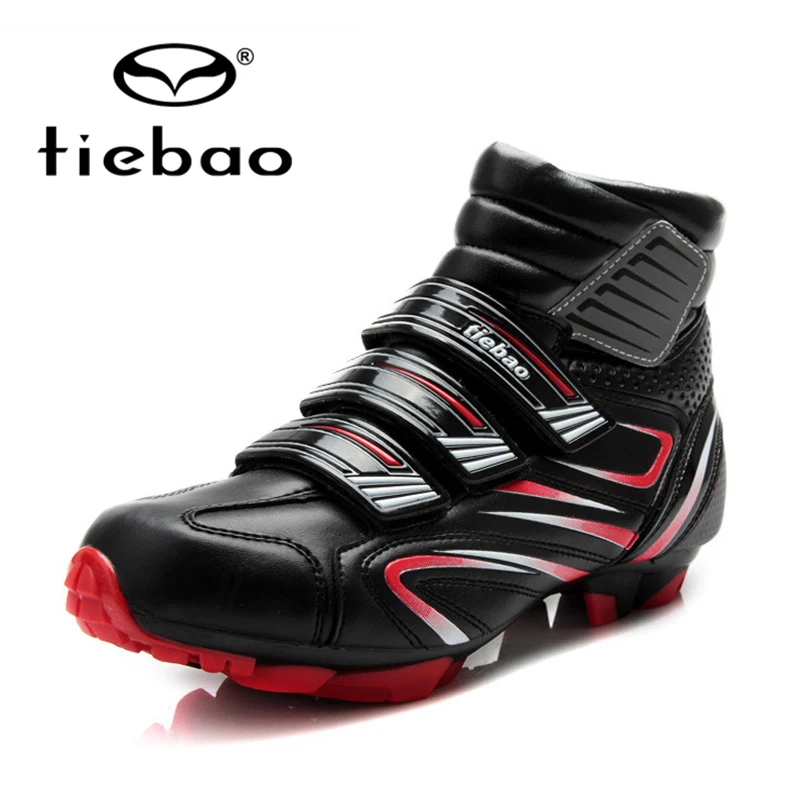 TIEBAO Mtb Shoes Bicycle Cycling Shoes Zapatillas Ciclismo MTB Mountain Bike Racing Shoes Athletic Self-Locking Sneakers Boots