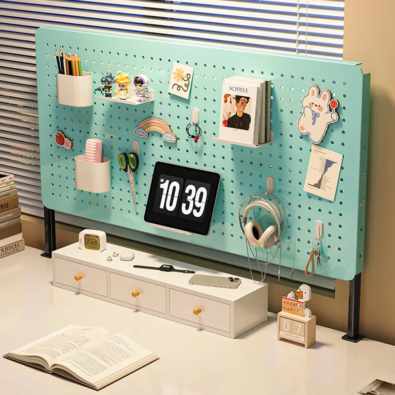 

SGF Desktop Pegboard No-Drill Storage Rack Desk Vertical Organizer