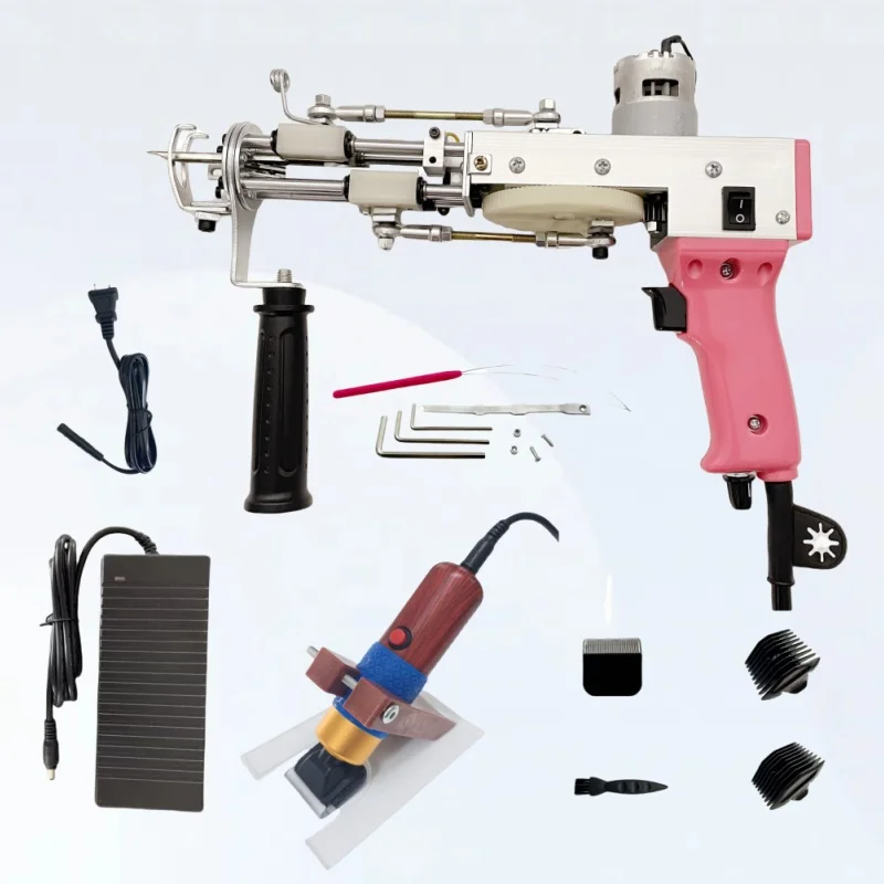 High Quality New 2-in-1 Tufting Gun Carpet Weaving Gun Tufting Gun Carpet Machine tuft gun kit 	tufting kit tufting set