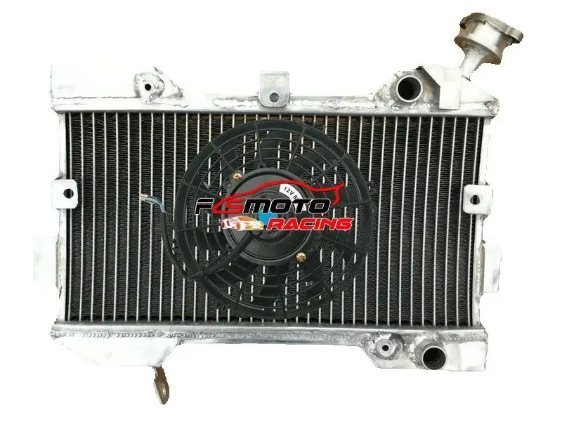 

Aluminum radiator+Fan For SUZUKI LTR450 LTR 450 LT450R 2006 2007 2008 2009