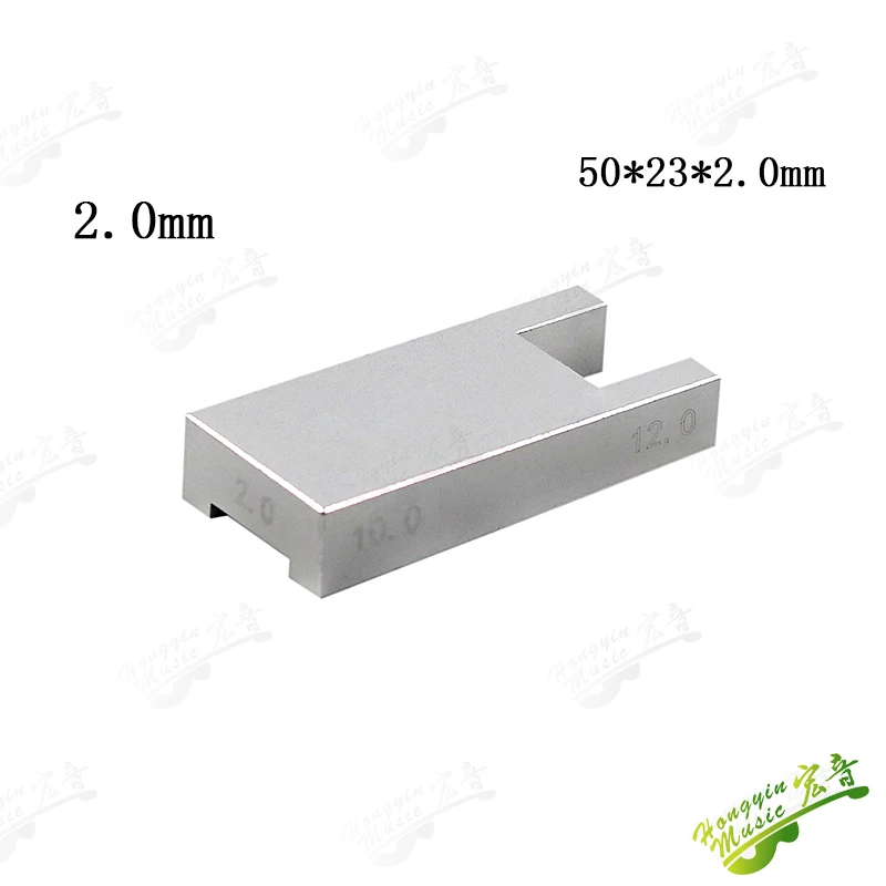 Piano maintenance tuning tool 9008 black and white key depth measurement block aluminum alloy